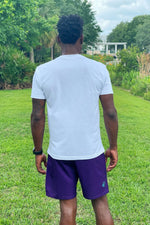 Neptune Athletics men's heather white training t-shirt