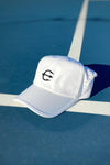 Trident hydro-lite hat, white with black trident